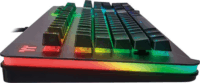 Thermaltake Level 20 RGB Titanium (Blue Switch) USB Gaming Billentyűzet US - Szürke