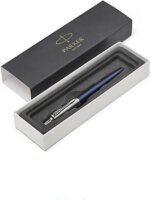 Parker Royal Jotter nyomógombos golyóstoll Royal kék ezüst színű klippel - 0,7 mm / Kék