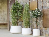 New Garden Camelia 80 Fehér LED kaspó