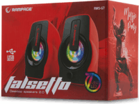 Rampage RMS-G7 Falsetto 2.0 hangfal - Fekete/Piros