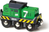 BRIO World Elemes tehermozdony - Zöld