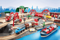 BRIO World Deluxe vonatpálya szett 87 darabos