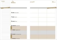 Realsystem Heti A5 Hallgatói zsebkönyv - Márvány