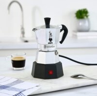 Bialetti Moka Elettrika 2 Személyes Elektromos kotyogós kávéfőző - Ezüst