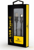 Gembird USB-A apa - USB-C apa Adat- és töltőkábel 1m - Fekete