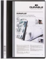 Durable DURAPLUS A4 panorámás széles gyorsfűző mappa - Fekete