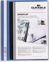 Durable DURAPLUS A4 panorámás széles gyorsfűző mappa - Kék