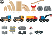 BRIO World Vasúti és közlúti szett