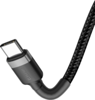 Baseus Cafule USB-C apa - USB-C apa Adat- és töltőkábel 2m - Fekete/Szürke