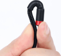 Baseus Cafule USB-C apa - USB-C apa Adat- és töltőkábel 1m - Fekete/Piros