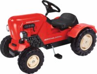 Big Porsche diesel Junior pedálos traktor - Piros