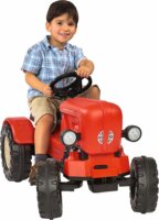 Big Porsche diesel Junior pedálos traktor - Piros