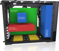 Fractal Design Node 804 Window Számítógépház - Fekete