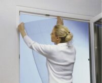 Tesa 1,3 x 1,5 m Tépőzáras szúnyogháló ablakra - Antracit