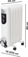 Somogyi FKOS 9 M Elektromos Olajradiátor 9 tagos 2000W - Fehér