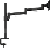 Multibrackets Officeline Single II 15"-30" LCD TV/Monitor asztali tartó kar - Fekete