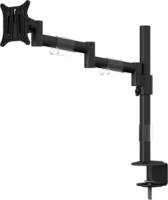 Multibrackets Officeline Single II 15"-30" LCD TV/Monitor asztali tartó kar - Fekete