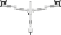 Multibrackets Officeline Dual 15"-30" Kétkaros LCD TV/Monitor asztali tartó kar - Fehér