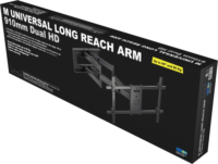 Multibrackets Long Reach 50"-90" LCD TV/Monitor fali tartó Fekete