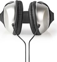 Nedis HPWD1201BK Vezetékes Fejhallgató - Ezüst/Fekete