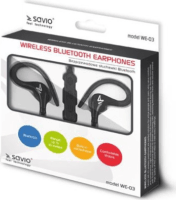 Savio WE-03 Bluetooth Fülhallgató - Fekete