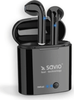 Savio TWS-02 Bluetooth Fülhallgató - Fekete