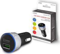 Savio Autós 2xUSB töltő Quick Charge 3.0 technológiával Fekete