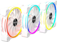 Alpenföhn Wing Boost 3 ARGB High Speed White Edition 120mm PWM rendszerhűtő (3db/csomag)