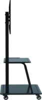 Techly ICA-TR30 55"-100" LCD TV/Monitor tartó mobil állvány - Fekete