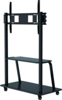 Techly ICA-TR30 55"-100" LCD TV/Monitor tartó mobil állvány - Fekete