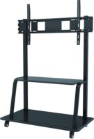Techly ICA-TR30 55"-100" LCD TV/Monitor tartó mobil állvány - Fekete