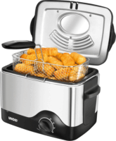 Unold 58615 1.5L Olajsütő - Rozsdamentes acél/Fekete