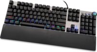 iBox Aurora K-4 USB Gaming Billentyűzet US - Ezüst