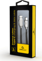 Gembird Prémium USB-A apa - USB-C apa Adat- és töltőkábel 2m - Fehér