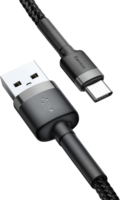 Baseus Cafule USB apa - USB-C apa Adat- és töltőkábel 3m - Szürke/Fekete