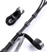 Baseus Rainbow Circle Tépőzáras kábel kötegelő / kábelrendező 3m - Fekete