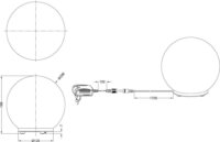 TRIO R52211106 George Asztali Lámpa