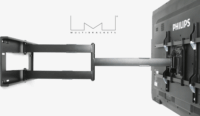 Multibrackets Long Reach 42"-75" LCD TV/Monitor fali tartó Fekete