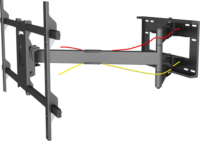 Multibrackets Long Reach 42"-75" LCD TV/Monitor fali tartó Fekete