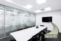 Multibrackets VESA falikonzol Super Slim Tilt 600 MAX 40-75" LCD TV/Monitor fali tartó Fekete