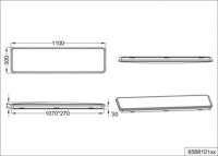 TRIO Imara Kristály Hatású LED Mennyezeti Lámpa