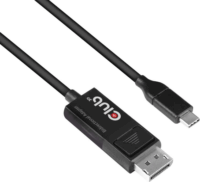 Club3D USB-C - DisplayPort 1.4 8K60Hz 1.8m kábel - Fekete