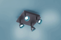 TRIO Gemini 4-es LED Mennyezeti Spot Lámpa - Fekete