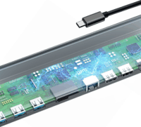 Baseus Enjoyment Series Univerzális dokkoló USB-C notebookokhoz Sötétszürke