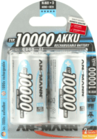 Ansmann 10000mAh NiMh Újratölthető D elem (2 db / csomag)