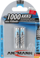 Ansmann NiMh Professional Újratölthető 1000mAh AAA elem (2db/csomag)