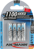 Ansmann NiMh Professional Újratölthető 1100mAh AAA elem (4 db / csomag)