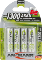 Ansmann NiMh Újratölthető 1300 mAh AA elem (4db / csomag)