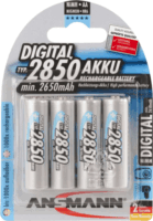Ansmann Digital Professional Újratölthető NiMh 2850 mAh AA elem (4db / csomag)
