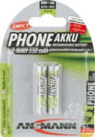 Ansmann maxE 550mAh Ni-MH Újratölthető AAA elem (2 db / csomag)